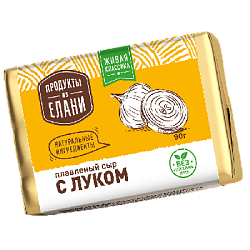 Плавленый сыр Лук для супа TM Продукты из Елани фольга 90гр/30шт